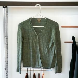 Sigrid Olsen Sport Women's S green/blue Cardigan